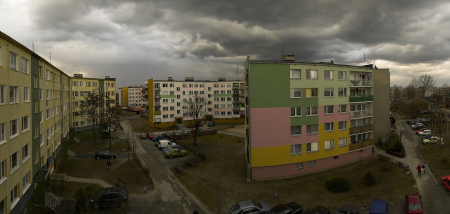 Ul. Piastowska - burza się zbliża